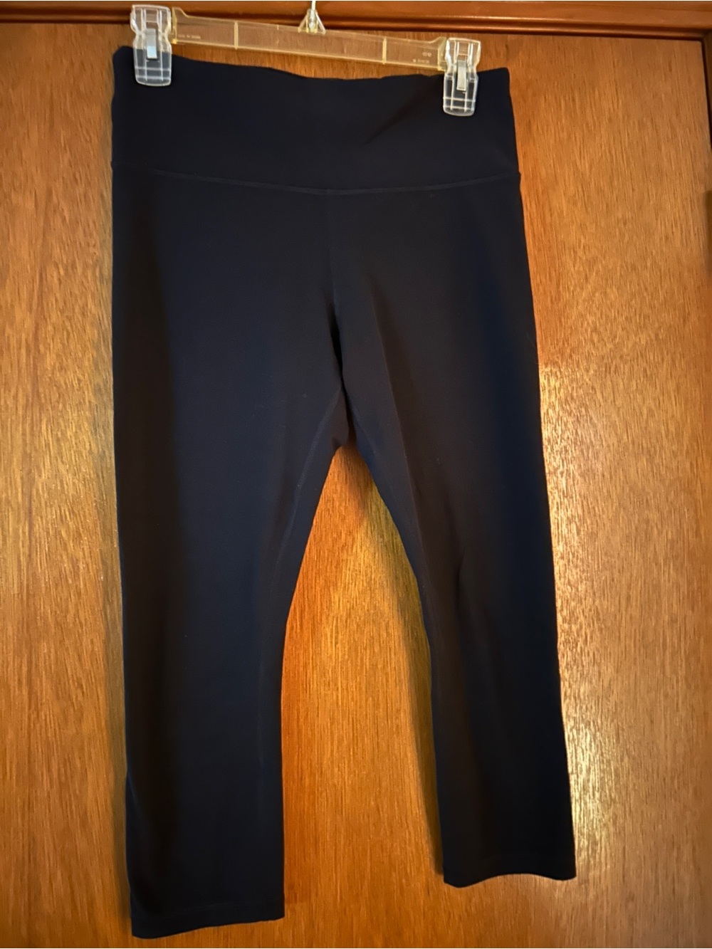 Athleta Black Cropped High-Rise Leggings